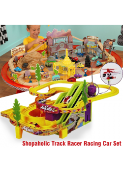 Shopaholic Track Racer Racing Car Set, Multicolor, TY963